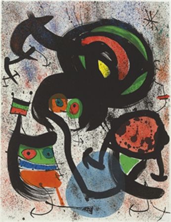 Litografia Miró - Les Voyants