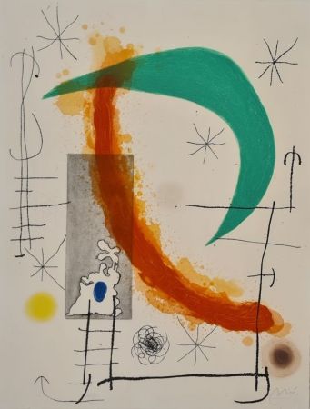 Acquaforte E Acquatinta Miró - L'Escalade 