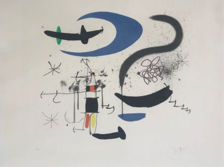Acquaforte E Acquatinta Miró - L'escalier de la nuit 