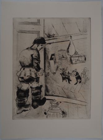 Incisione Chagall - L'espion (Prochka)