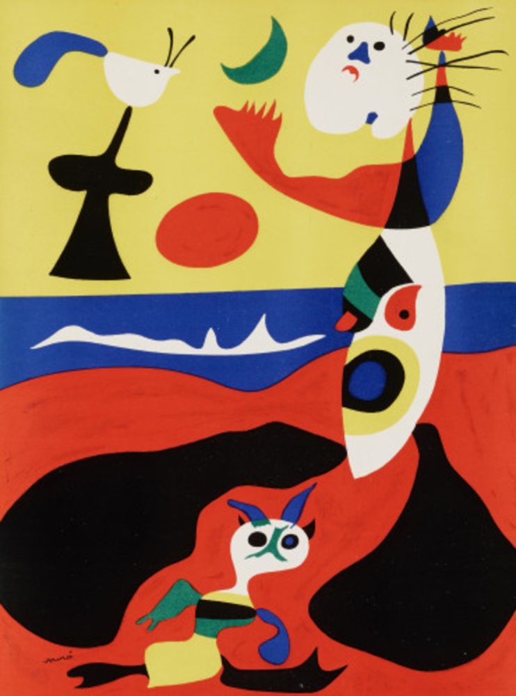 Litografia Miró -  L'ete Summer