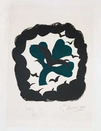 Litografia Braque - Lettera amorosa : métamorphose