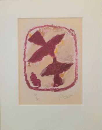 Litografia Braque - Lettera Amorosa: Oiseau fulgurant 