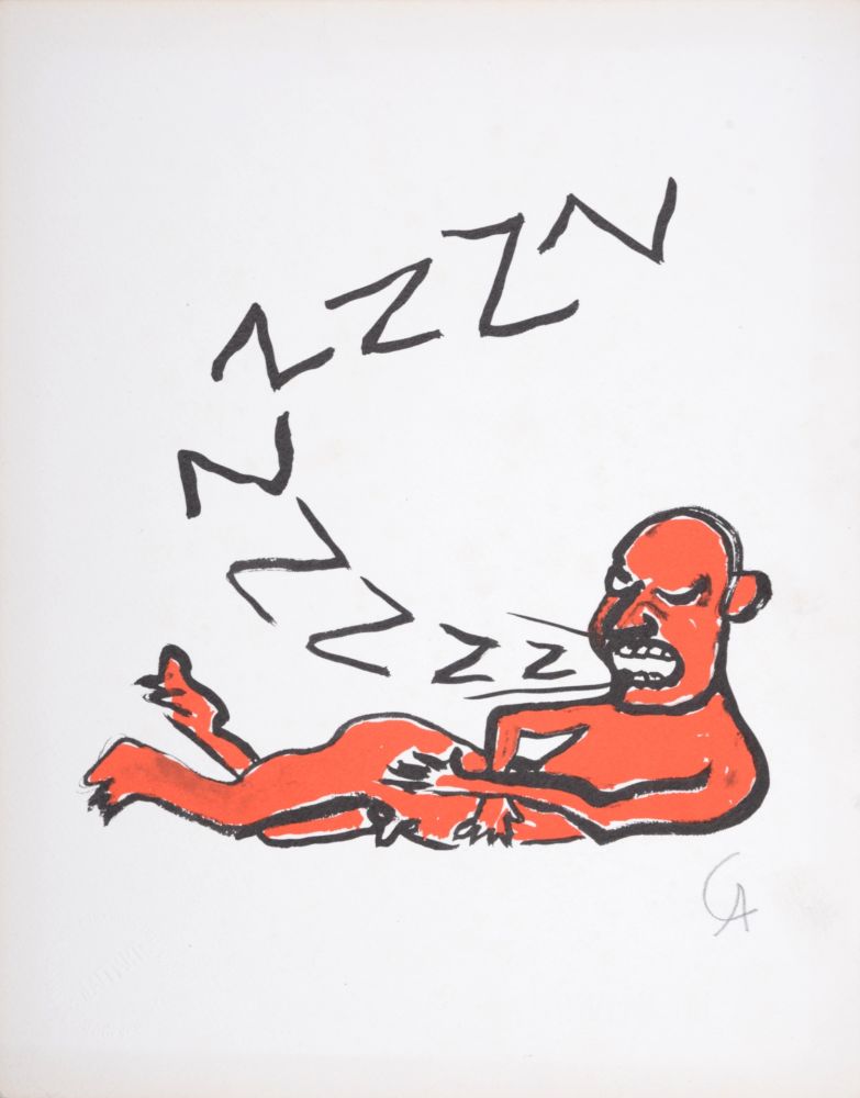 Non Tecnico Calder - Lettera Z, C. 1974 - Hand-signed