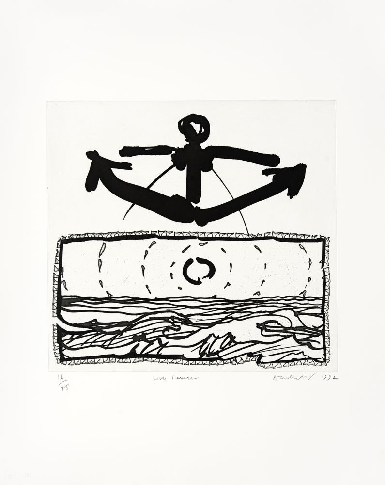 Incisione Alechinsky - Lever l'ancre