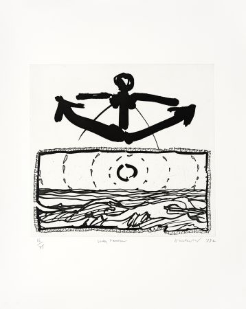 Incisione Alechinsky - Lever l'ancre