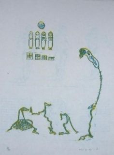 Litografia Ernst - Lewis Carroll's Wunderhorn 11 