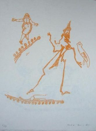 Litografia Ernst - Lewis Carroll's Wunderhorn 15