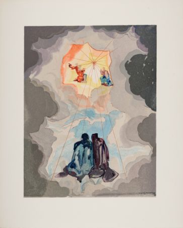 Incisione Su Legno Dali - L'Extase de Dante, 1963