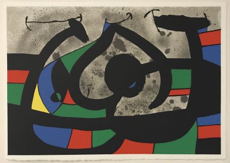 Litografia Miró - Lezard aux Plumes d'or (M.815)
