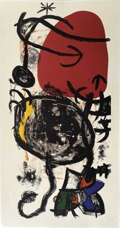 Manifesti Miró - L'haltérophile