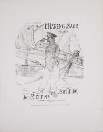 Litografia Toulouse-Lautrec - L'Hareng Saur, 1895
