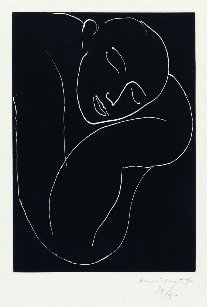 Acquatinta Matisse - L'Homme endormie