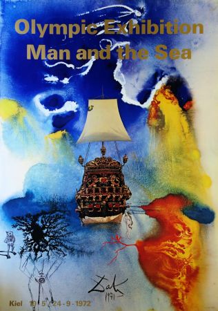 Libro Illustrato Dali - L'Homme et la Mer