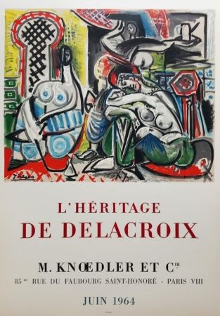Manifesti Picasso - L'héritage de Delacroix