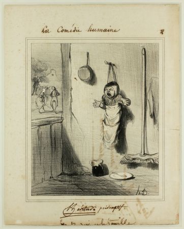 Litografia Daumier - L'Héritier présomptif