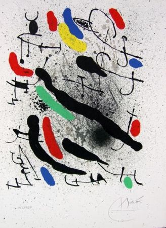 Litografia Miró - LIBERTÉ DES LIBERTÉS (Libro)