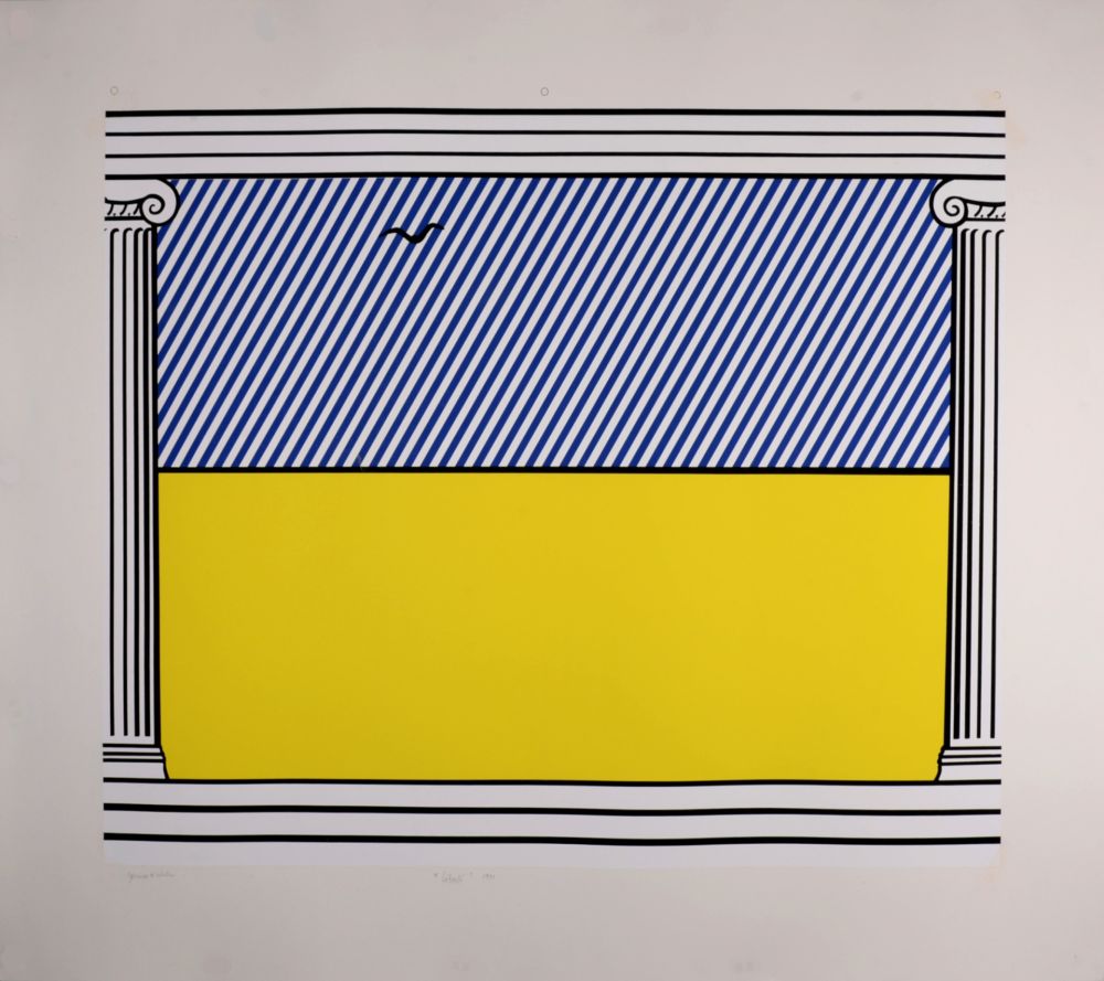 Serigrafia Lichtenstein - Liberté, 1990