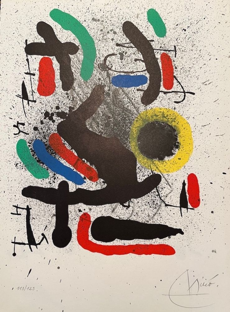 Litografia Miró - Liberté Des libertés