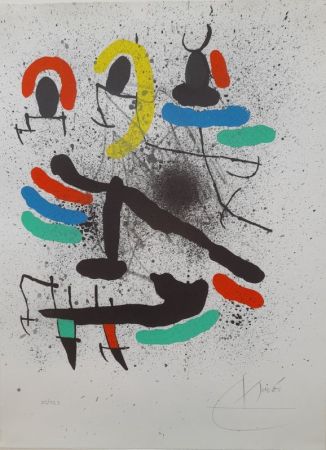Litografia Miró - Liberté des libertés 