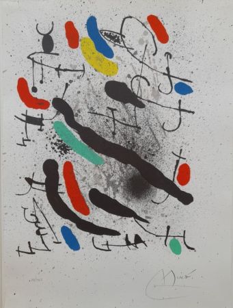 Litografia Miró - Liberté des libertés