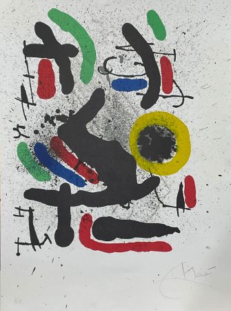 Litografia Miró - Liberté des libertés 2