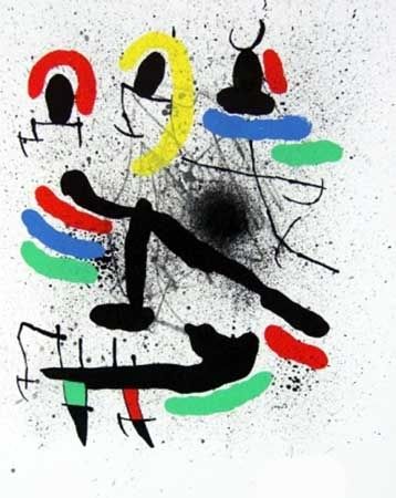 Litografia Miró - Liberté des libertés I