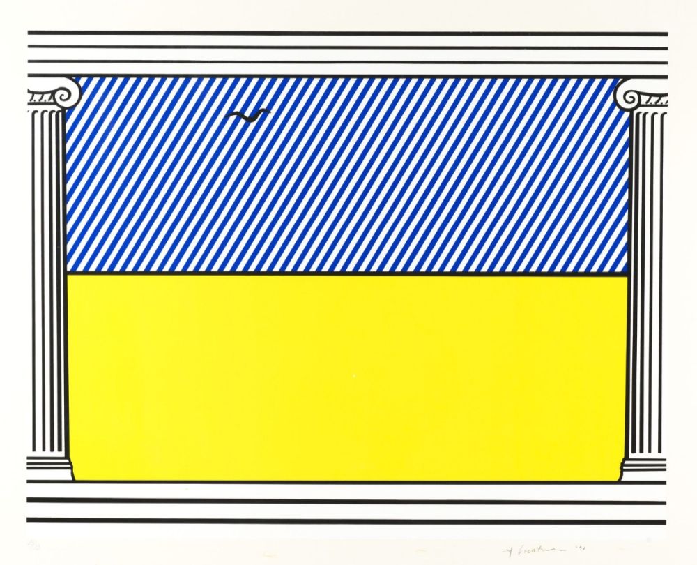 Serigrafia Lichtenstein - Liberté, from Mémoire de la Liberté (C. 259)