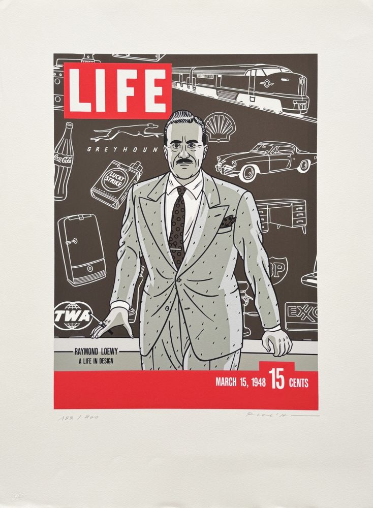 Serigrafia Floc'h - Life - Raymond Loewy