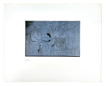 Incisione Su Legno Müller - LiGNES MALIGNES - LA NUIT