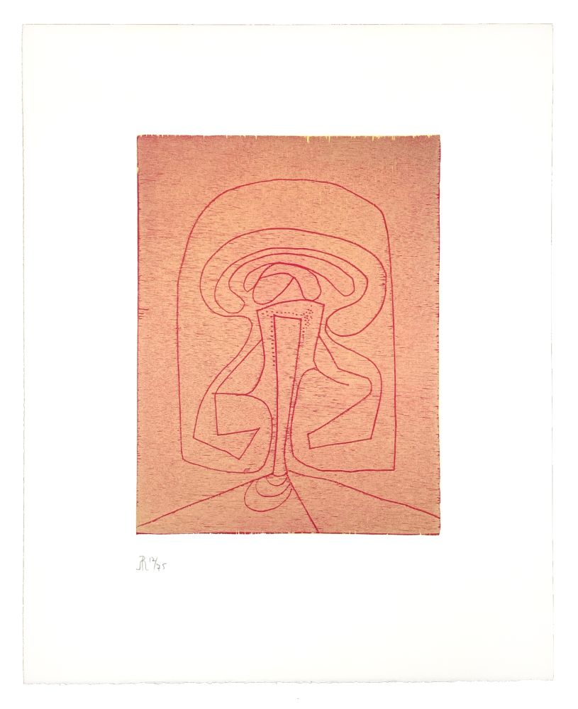 Incisione Su Legno Müller - LIGNES MALIGNES - ÉCUSSON