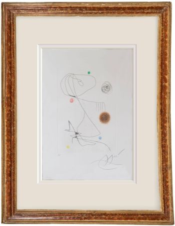Acquatinta Miró - L'incertitude prolongèe
