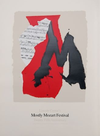Litografia Motherwell - Lincoln Center Mostly Mozart, 25th Anniversary