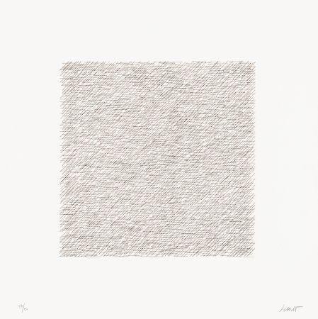 Litografia Lewitt - Lines of One Inch in Four Directions and All Combinations 03 (70122)