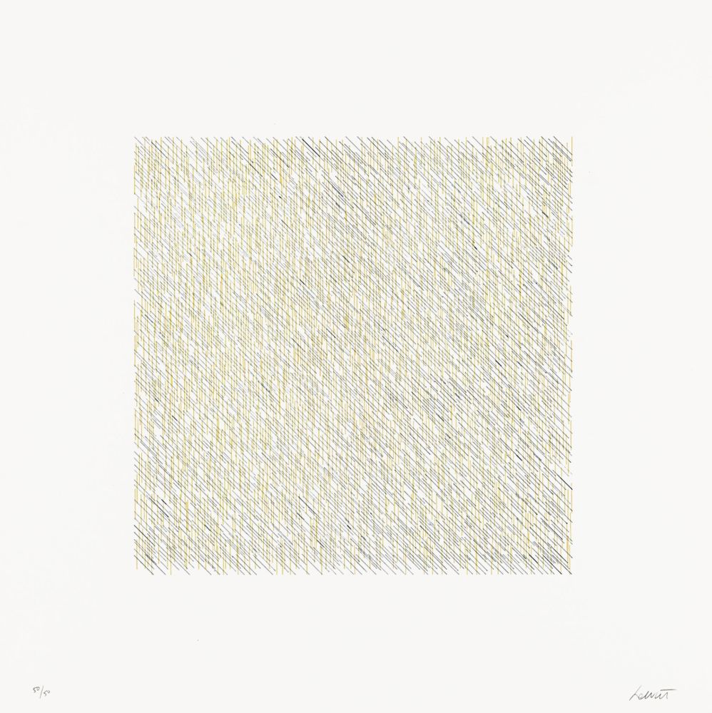 Litografia Lewitt - Lines of One Inch in Four Directions and All Combinations 04 (70121)