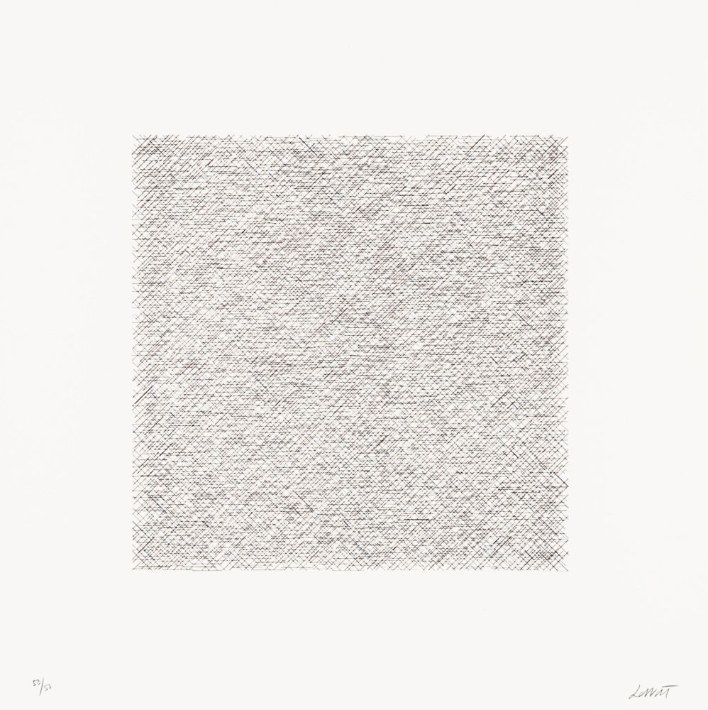 Litografia Lewitt - Lines of One Inch in Four Directions and All Combinations 05 (70128)