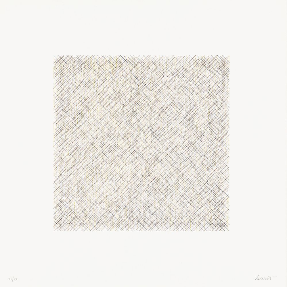 Litografia Lewitt - Lines of One Inch in Four Directions and All Combinations 10 (70125)
