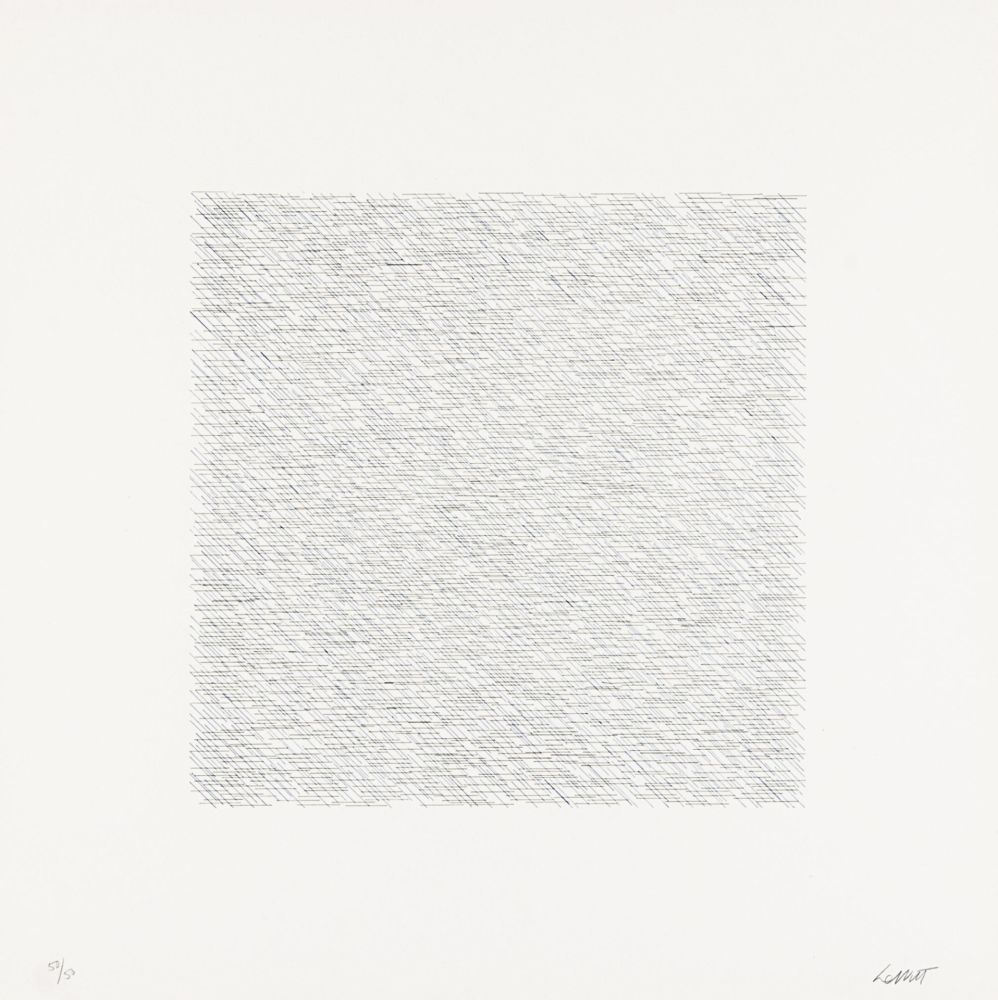 Litografia Lewitt - Lines of One Inch in Four Directions and All Combinations 12 (70123)