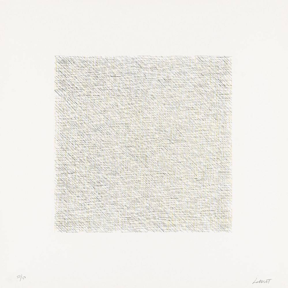 Litografia Lewitt - Lines of One Inch in Four Directions and All Combinations 14 (70126)