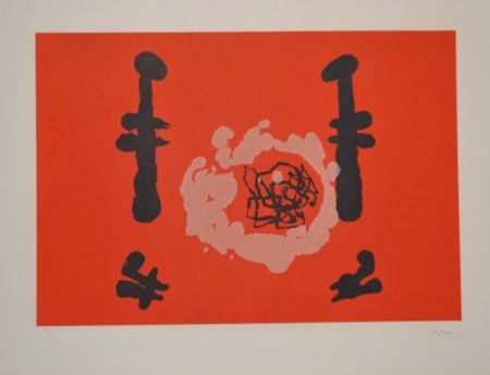 Acquatinta Miró - L'Invention Du Feu - D284