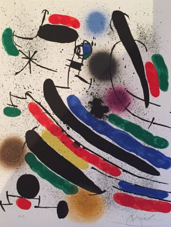 Litografia Miró - Lithograph I 