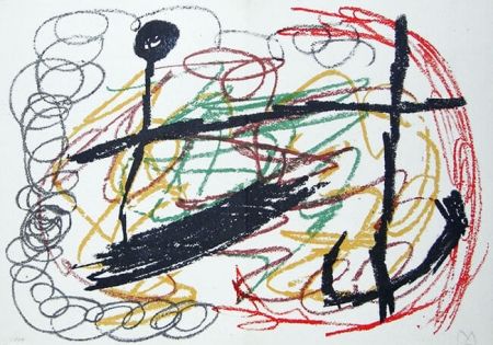 Litografia Miró - Lithograph IX from Miró, Obra Inedita Recent, 1964
