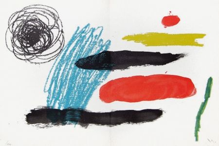 Litografia Miró - Lithograph VI from Miró, Obra Inedita Recent, 1964