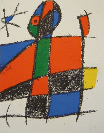 Litografia Miró - Lithographie  