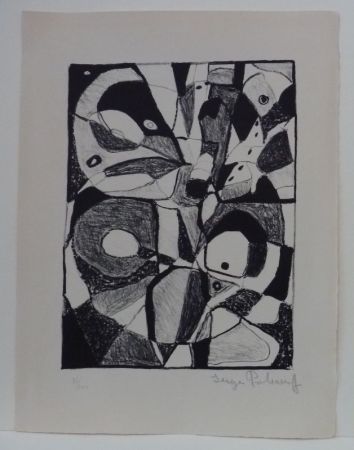 Litografia Poliakoff - Lithographie en noir n°1