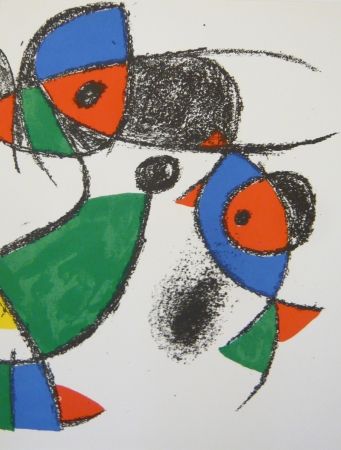 Litografia Miró - Lithographie III M35iro Lithographe II