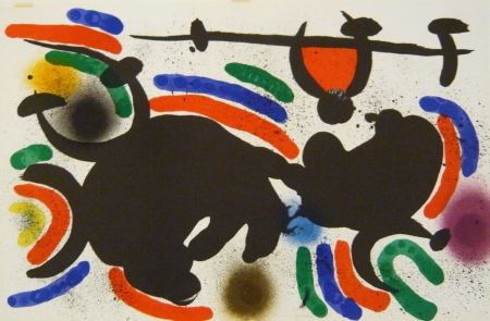 Litografia Miró - Lithographie  IV