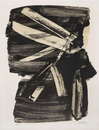 Non Tecnico Soulages - Lithographie n°10, 1963