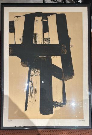 Litografia Soulages - Lithographie N°31