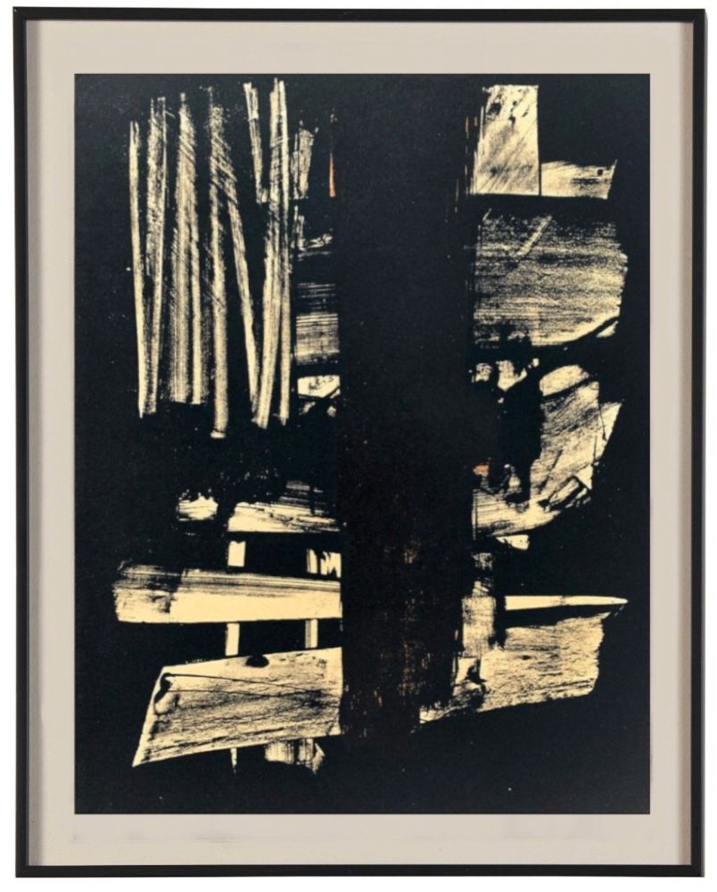 Litografia Soulages - Lithographie N°9, 1959